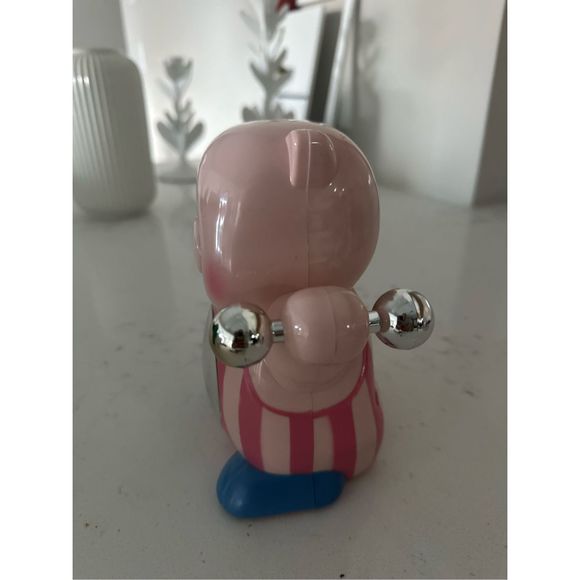 Vintage Aerobics Pig Working Alarm Clock - Picture 5 of 8